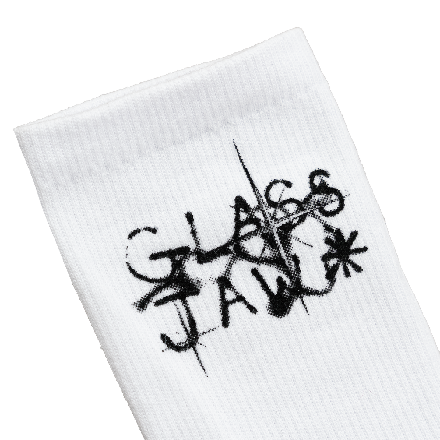 GLASS JAW SOCKS (WHITE)