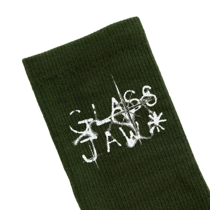 GLASS JAW SOCKS (FOREST)