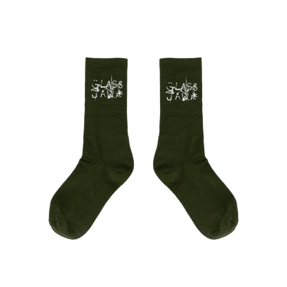 GLASS JAW SOCKS (FOREST)