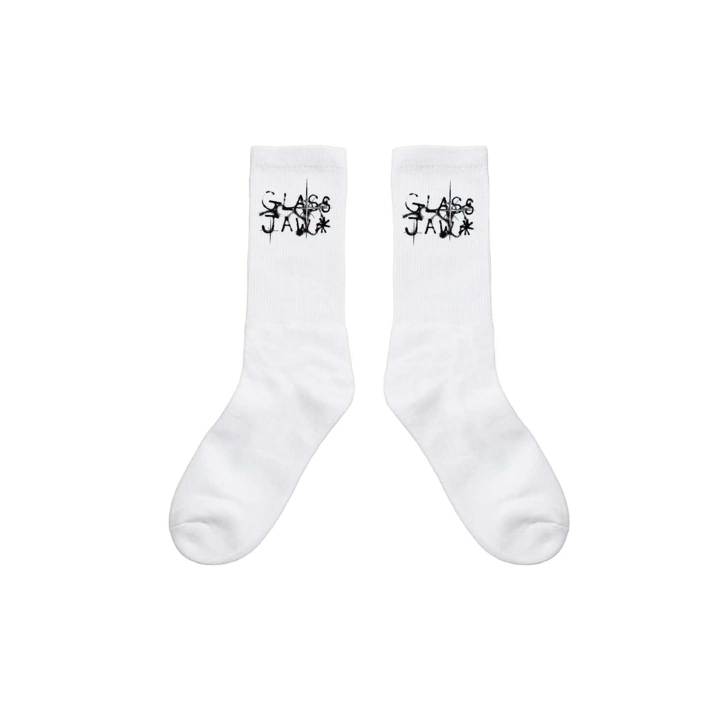 GLASS JAW SOCKS (WHITE)